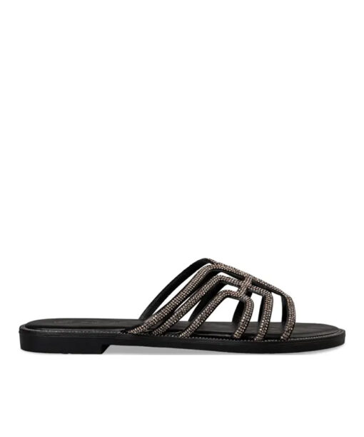 Alternative view of EVNIE SHOES-FLAT SANDALS (E96-19077-34)-BLACK