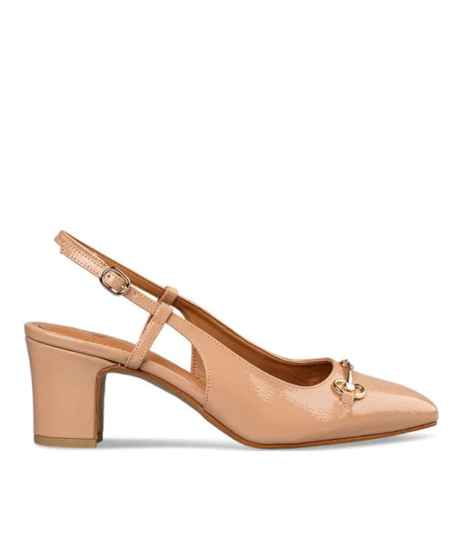 Alternative view of EVNIE SHOES-SLINGBACK PUMPS (E02-19051-90)-NUDE