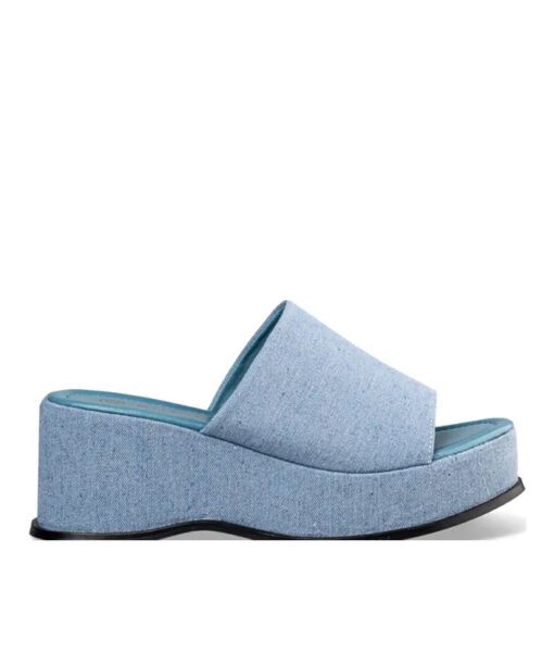 Alternative view of EVNIE SHOES-FLATFORM SANDALS (E15-19144-144)-JEANS