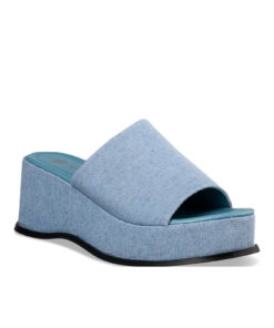 EVNIE SHOES-FLATFORM SANDALS (E15-19144-144)-JEANS