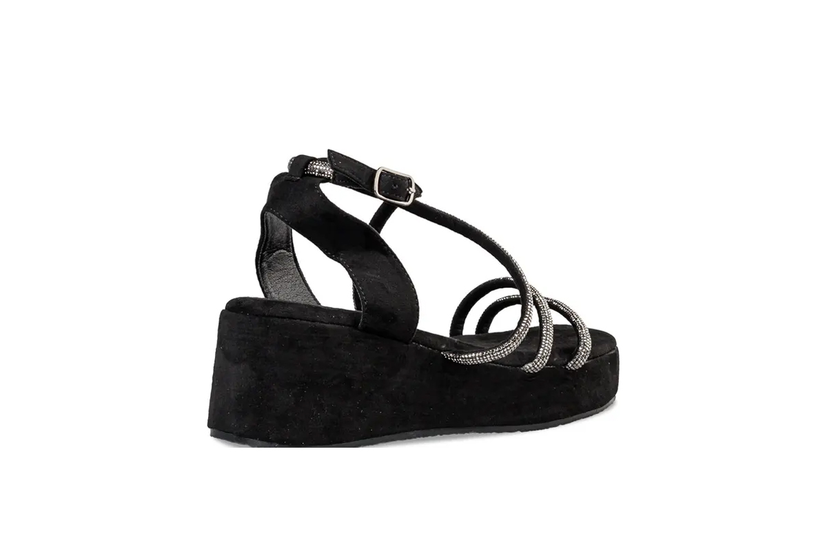 EVNIE SHOES-FLATFORM SANDALS (E21-19265-34)-BLACK - Image 3