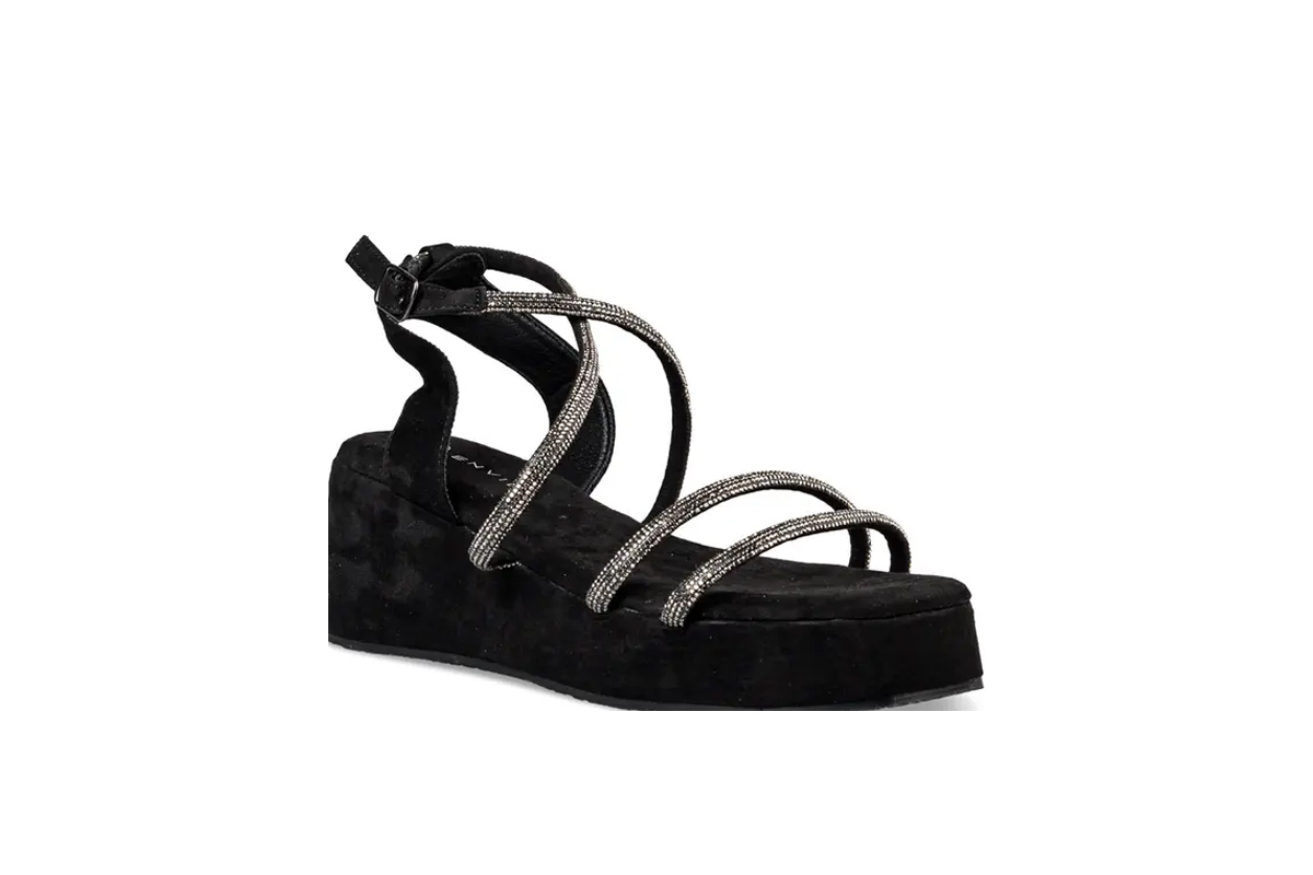 EVNIE SHOES-FLATFORM SANDALS (E21-19265-34)-BLACK