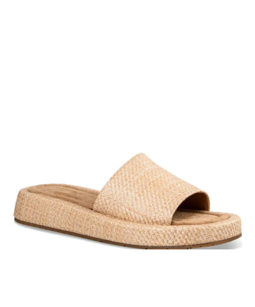 EVNIE SHOES-FLATFORM SANDALS (E42-19285-36)-BEIGE