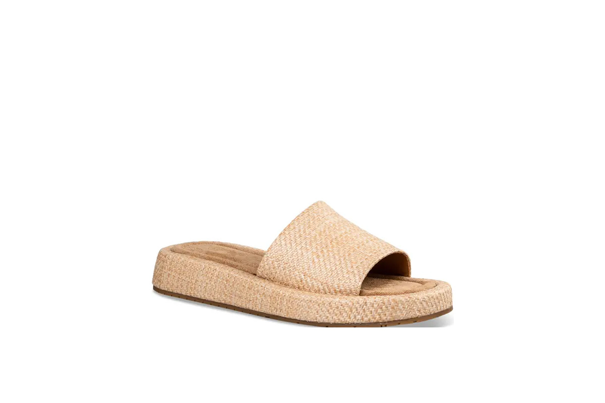EVNIE SHOES-FLATFORM SANDALS (E42-19285-36)-BEIGE