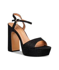 EVNIE SHOES-BLOCK HEEL SANDALS (E45-19192-34)-BLACK