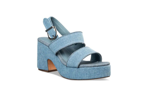 EVNIE SHOES-PLATFORM HEEL SANDALS (E65-19241-144)-JEANS