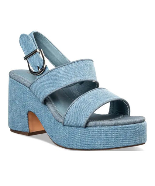 EVNIE SHOES-PLATFORM HEEL SANDALS (E65-19241-144)-JEANS