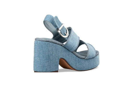 EVNIE SHOES-PLATFORM HEEL SANDALS (E65-19241-144)-JEANS - Image 3