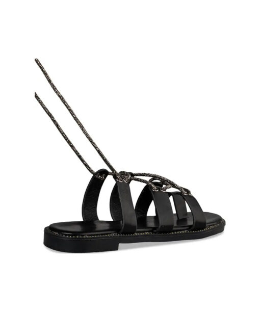 Alternative view of EVNIE SHOES-FLAT SANDALS (E96-19005-34)-BLACK