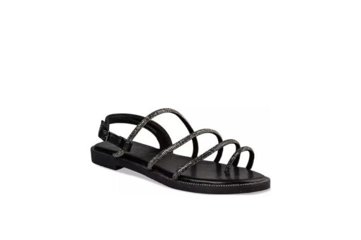 EVNIE SHOES-FLAT SANDALS (E96-19011-34)-BLACK