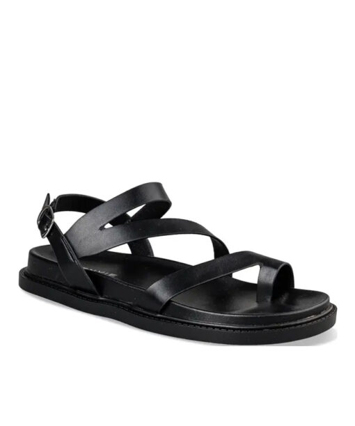 EVNIE SHOES-FLAT SANDALS (E22-19170-34)-BLACK
