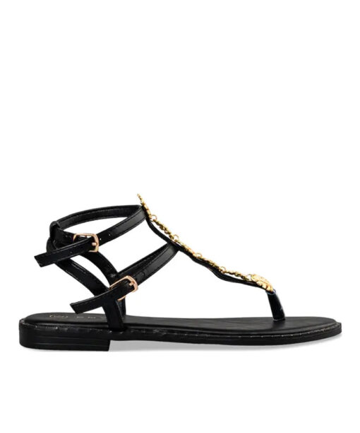 Alternative view of EVNIE SHOES-FLAT SANDALS (E96-19059-34)-BLACK