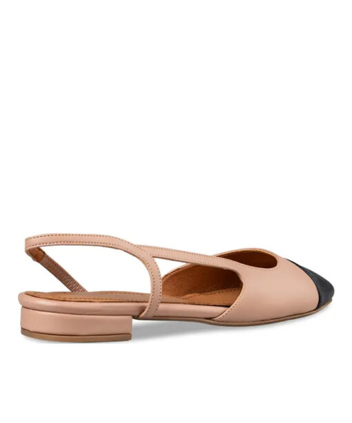 Alternative view of EVNIE SHOES-SLINGBACK BALLET FLATS (E02-19001-90)-NUDE