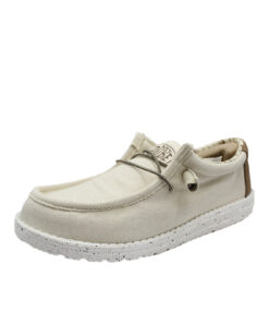 HEY DUDE-WALLY STRETCH CANVAS (40022-105)-IVORY
