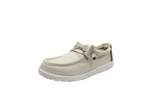 HEY DUDE-WALLY STRETCH CANVAS (40022-105)-IVORY