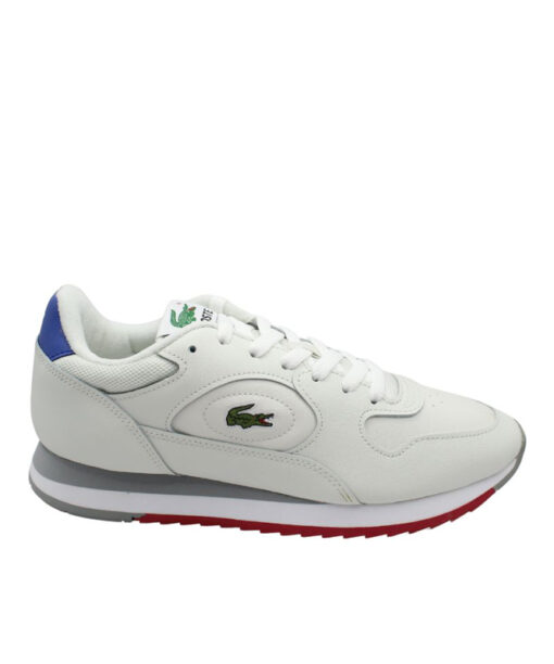 Alternative view of LACOSTE-LINETRACK 124 1 SMA (47SMA0004W1B)-WHT-BLU-RED