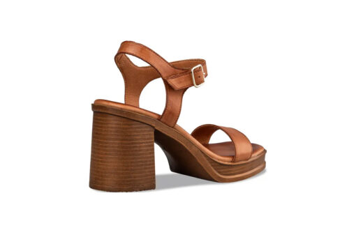 ENVIE SHOES-PLATFORM HEEL SANDALS (E02-19220-26)-CAMEL - Image 3