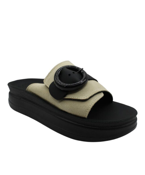 FANTASY SANDALS-SYLVIE (1103)-BEIGE BLACK