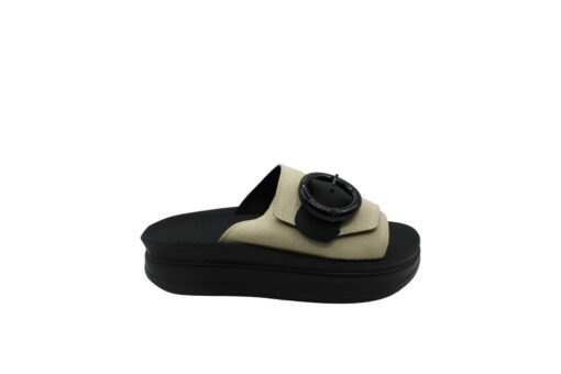 FANTASY SANDALS-SYLVIE (1103)-BEIGE BLACK - Image 2