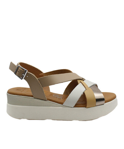 Alternative view of Oh My Sandals (5418-12273)-TAUPE-COMBI
