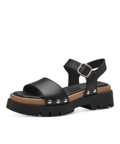 Tamaris (28230-42-003)-BLACK-LEATHER