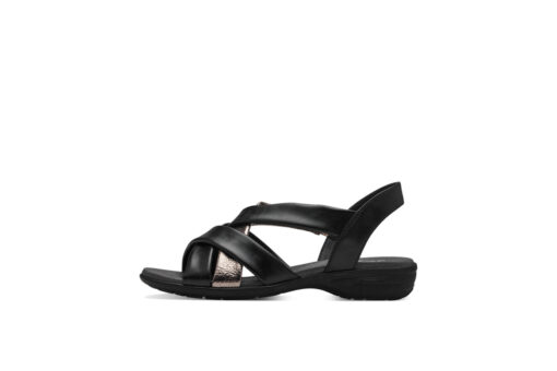 JANA SHOES (8-28166-42-020)-BLACK-POWTER - Image 2
