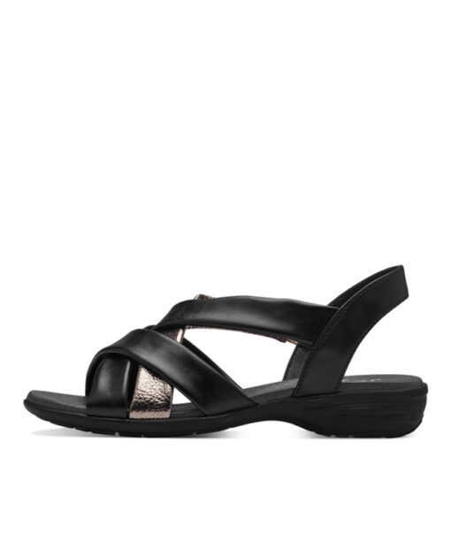 Alternative view of JANA SHOES (8-28166-42-020)-BLACK-POWTER