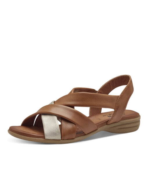 JANA SHOES (8-28166-42-391)-TAN-GOLD