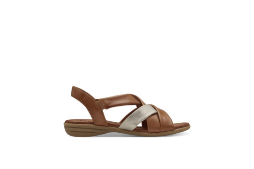 JANA SHOES (8-28166-42-391)-TAN-GOLD - Image 3