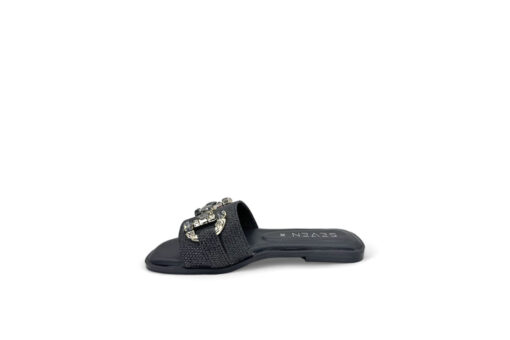 SEVEN (S421A42713D4)-BLACK RAFFIA-BLACK ST - Image 3