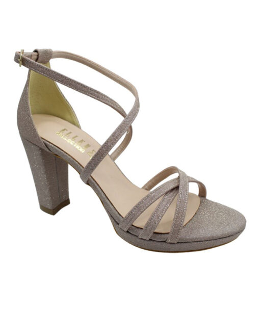 ΕLLEN SHOES (78938)-COPPER-MICRO-GLITTER
