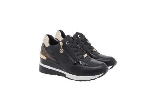 RENATO GARINI (T119R0523K72)-BLACK-BROWN STAMP-GOLD