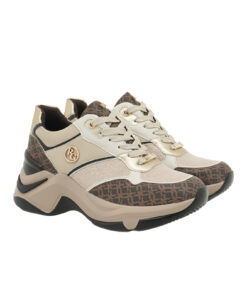 RENATO GARINI (T119R18645F4)-BEIGE-GLITTER-BROWN STAMP