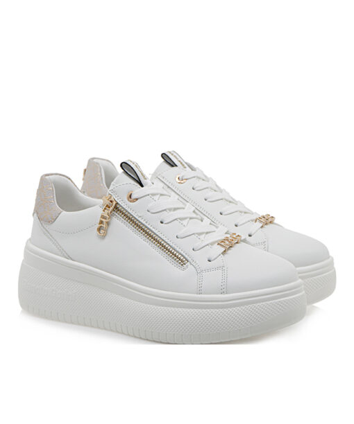RENATO GARINI (T119R20634E4)-WHITE-OFF-WHITE STAM