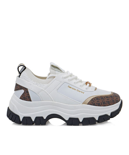 Alternative view of RENATO GARINI (T119R292325M)-WHITE-BROWN STAMP-GOLD