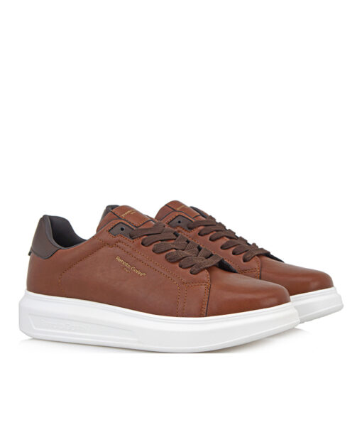 RENATO GARINI-MARCELLO-711 (T57007103J58)-TAN-DK BROWN-WHITE OUTSOLE