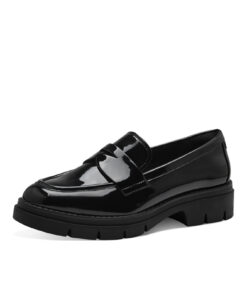 Tamaris (24313-42-018)-BLACK-PATENT