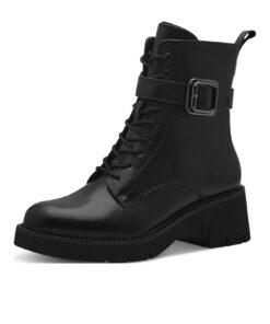 Tamaris (25240-43-003)-BLACK-LEATHER