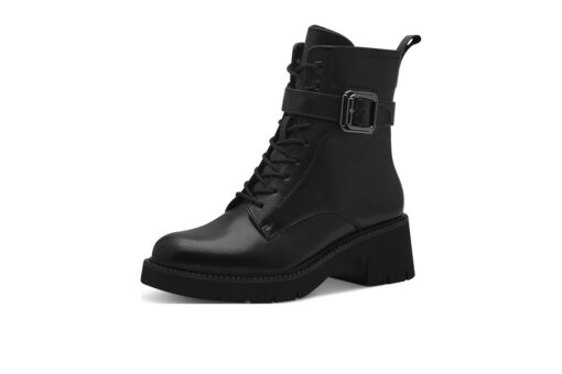 Tamaris (25240-43-003)-BLACK-LEATHER