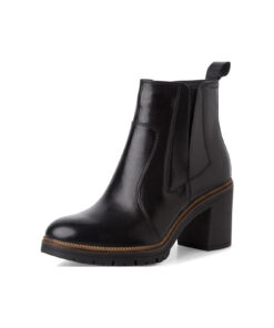 Tamaris (25380-43-003)-BLACK-LEATHER