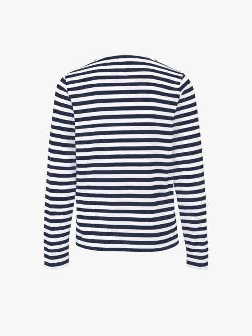 Tamaris-Asolo (TAW0602-53124)-BLACK-IRIS-BRIGHT-WHITE-STRIPE - Image 4