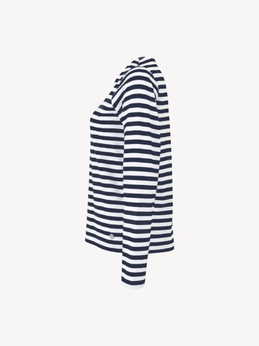 Tamaris-Asolo (TAW0602-53124)-BLACK-IRIS-BRIGHT-WHITE-STRIPE - Image 5