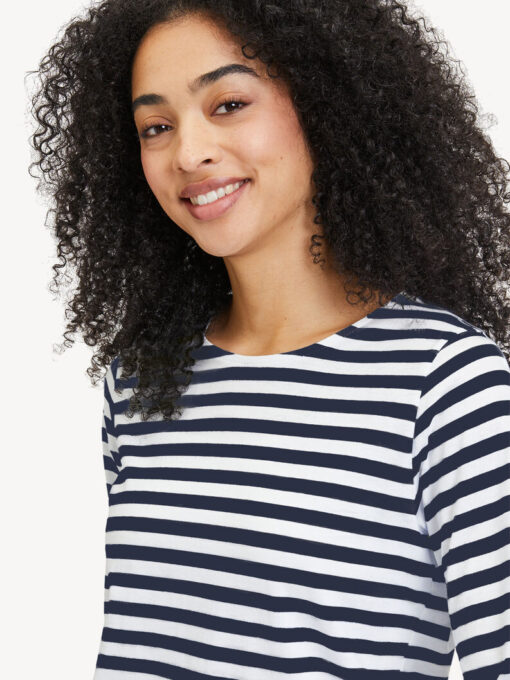 Tamaris-Asolo (TAW0602-53124)-BLACK-IRIS-BRIGHT-WHITE-STRIPE - Image 2