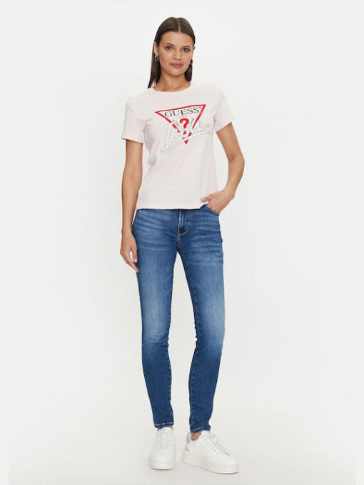 GUESS-SS CN ICON TEE (W4YI32I3Z14-G011)-PURE-WHITE - Image 3