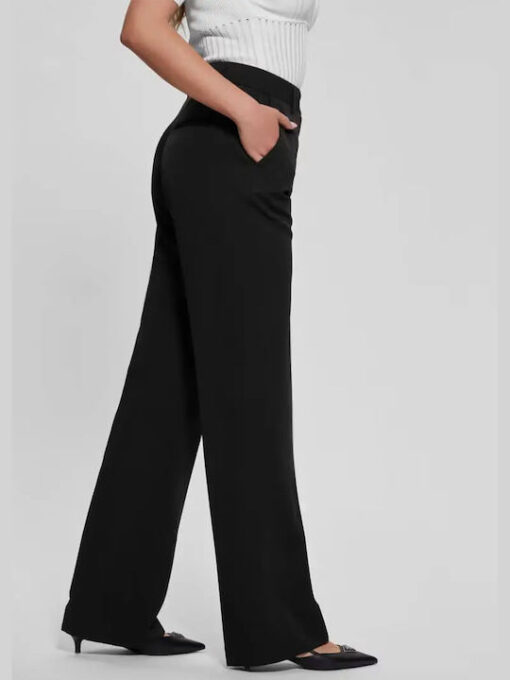 GUESS-NEW CARLA CREPE PANT (W4YB30WFWX2-JBLK)-JET-BLACK - Image 3