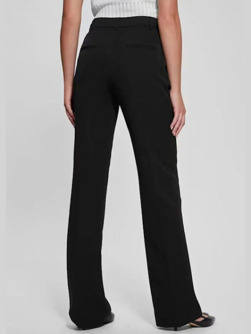 GUESS-NEW CARLA CREPE PANT (W4YB30WFWX2-JBLK)-JET-BLACK - Image 2