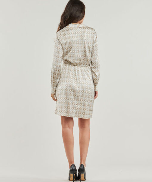 Alternative view of GUESS-NEW LS ALYA PRINTED DRESS (W4YK35WF1T2-P1HV)-SAND