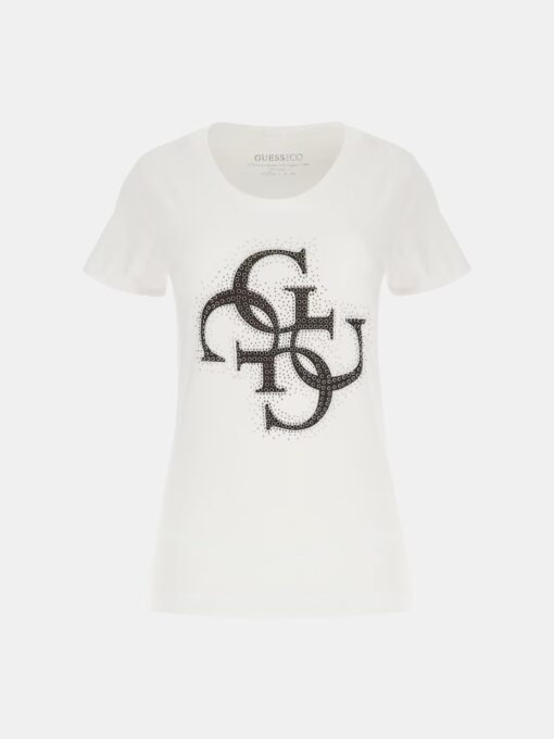 GUESS-SS RN 4G LOGO TEE (W4YI37J1314-G011)-PURE-WHITE - Image 3