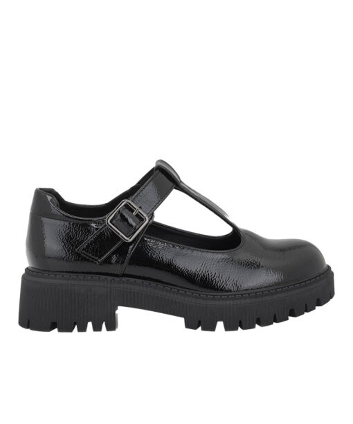 Alternative view of SEVEN (T172B5402028)-BLACK WRINKLE PATENT