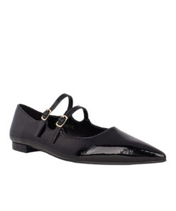 SEVEN (T185L0921028)-BLACK WRINKLE PATENT